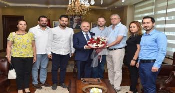 VALİ ÇAKACAK, MMO YÖNETİMİNİ KABUL ETTİ
