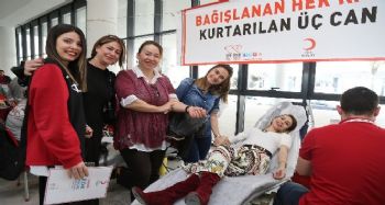 Mezitli Belediyesi çalışanlarından kök hücre bağışı