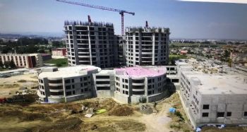 Tarsus Devlet Hastanesinin kaba inşaatının yüzde 95'i tamamlandı