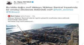 AK Parti'li Özkan: "Akkuyu NGS ile ilgili iddialar tamamen asılsız"