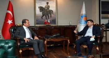 Başkan Seçer'den 2020 Avrupa Artistik Cimnastik Şampiyonasına destek