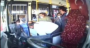 Otobüs şoförü, fenalaşan yolcuyu hastaneye yetiştirdi
