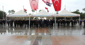 Atatürk'ün Mersin'e gelişinin 98'inci yıl dönümü törenle kutlandı