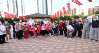Mezitli'de Atatürk Büstü törenle açıldı