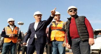 Başkan Gültak, Millet Bahçesi arazisindeki çalışmaları inceledi