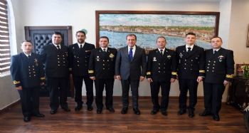 Başkan Seçer, NATO gemi komutanlarını ağırladı