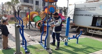 Akdeniz'in park ve yeşil alanları yenileniyor