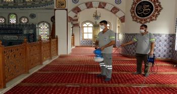 Akdeniz'de korana virüse karşı ilaçlama çalışması sürüyor