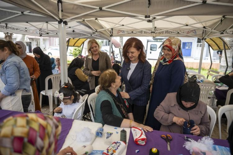 Mersin’de ‘Evimiz Atölye’ ile kadınlar üretime katılıyor