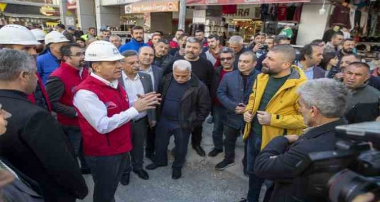 Mersin'in İstiklal Caddesi yenileniyor