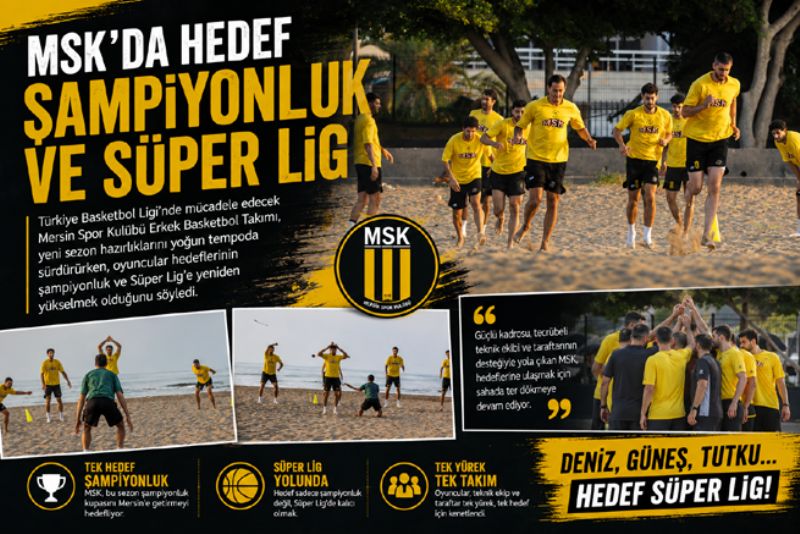 MSK’da hedef şampiyonluk ve Süper Lig