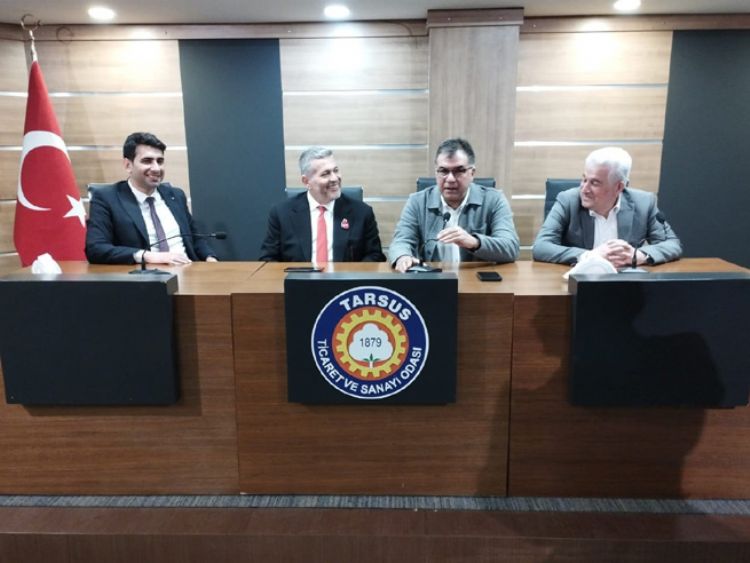 MHP Milletvekili Adayı Dr. Uysal Tarsus TSO’yu ziyaret etti