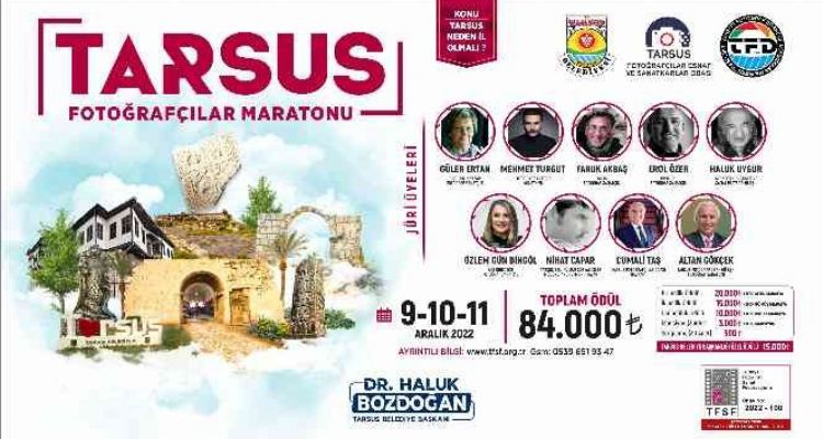 ‘Tarsus neden il olmalı?’ konulu fotoğrafçılar maratonu başlıyor