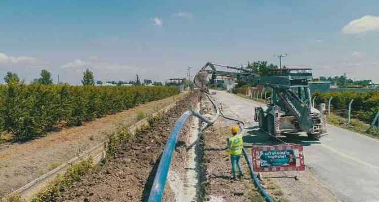 MESKİ, Tarsus'ta içme suyu yapım işine devam ediyor
