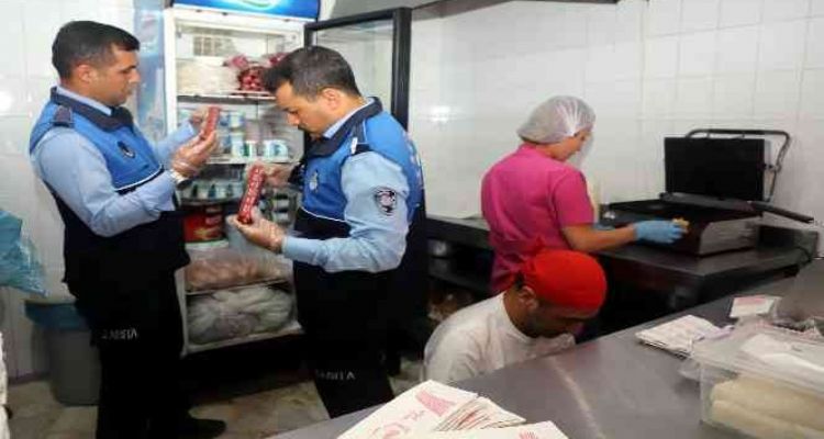 Akdeniz zabıtasından okul kantinlerine denetim