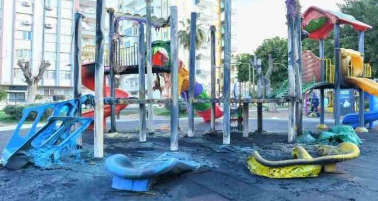 Mersin'de çocuk oyun gruplarına çirkin saldırı