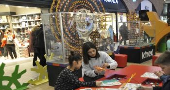 Minikler K'nex etkinliklerine yoğun ilgi gösterdi
