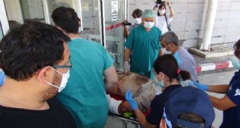 Yaralı askerlerden biri Silifke Devlet Hastanesine getirildi