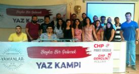 CHP GENÇLİK AKRAN EĞİTİMİ YAZ KAMPI İLE SİYASETE GENÇ BAKIŞ