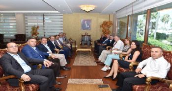 MESİAD BAŞKANI DENİZ VE YÖNETİMİ VALİ SU’YU ZİYARET ETTİ