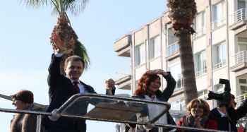 CHP Mersin Büyükşehir Belediye Başkan adayı Seçer'e coşkulu karşılama