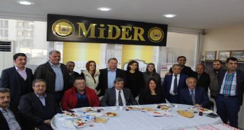 MİDER YÖNETİMİ BASIN MENSUPLARIYLA BULUŞTU