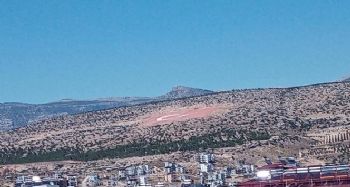 Dev Türk Bayrağı ilgisizlikten soldu