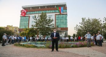 Erdemli Belediyesi'nden Azerbaycan'a destek