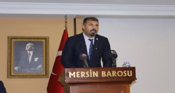MERSİN BAROSU BAŞKANI BİLGİN YEŞİLBOĞAZ YENİDEN SEÇİLDİ