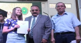 MAHMUT ARSLAN ANADOLU LİSESİ'NDE MEZUNİYET COŞKUSU