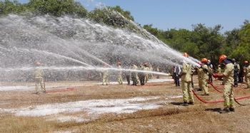 Mersin´de yangın savaşçıları sezona hazır
