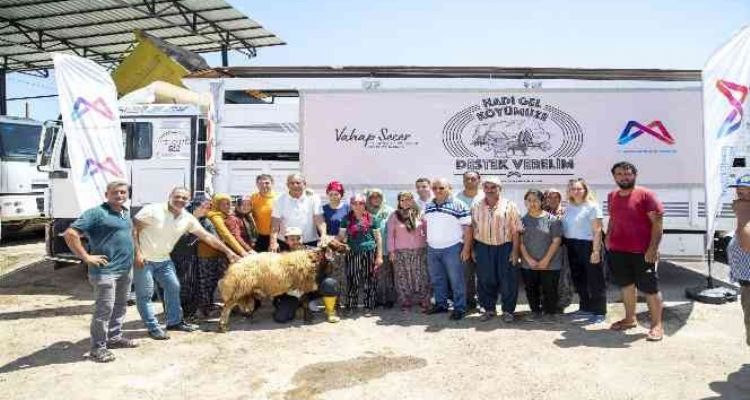Mersin'de 18 yetiştiriciye 450 küçükbaş hayvan desteği