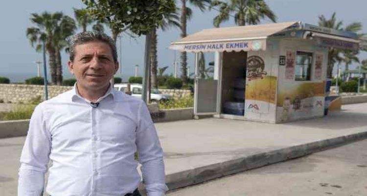 Mersin Büyükşehir Belediyesinin 43. Halk Ekmek büfesi Karaduvar'da açıldı