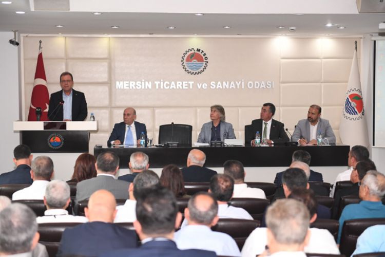 BAŞKAN SEÇER MTSO’NUN KONUĞU OLDU