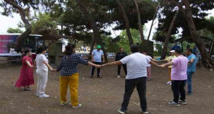 Özel gereksinimli bireyler 'yaza merhaba' etkinliğinde buluştu