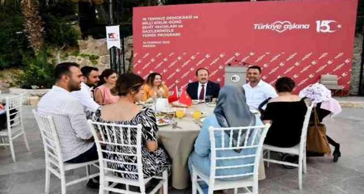 Vali Pehlivan, şehit aileleri ve gazilerle bir araya geldi