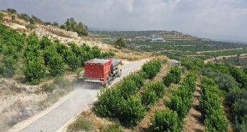 Erdemli Arpaçbahşiş'te Zeytinlik mevki asfaltlandı