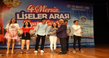 4. MERSİN LİSELER ARASI TİYATRO GÜNLERİ SONA ERDİ