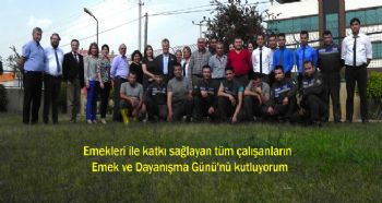 KILIÇ, 1 MAYIS EMEK VE DAYANIŞMA GÜNÜ’NÜ KUTLADI