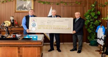 Mersin Deniz Ticaret Odasından öğrencilere tablet desteği