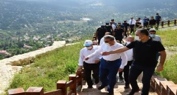 Vali Su, Çamlıyayla'nın turizm alanlarında incelemelerde bulundu
