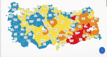 Mersin, aşılamada mavi kategoride