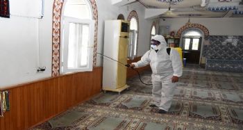 Toroslar'da dezenfekte çalışmaları aralıksız sürüyor