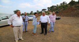 BAŞKAN TOLLU, KORAMŞALI’DA ÇALIŞMALARI İNCELEDİ