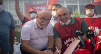 Mersin Büyükşehir Belediyesi'nde bin 187 işçiyi kapsayan toplu iş sözleşmesi imzalandı