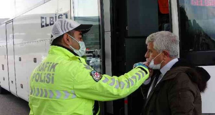 Mersin'de yolcu otobüslerine kış denetimi