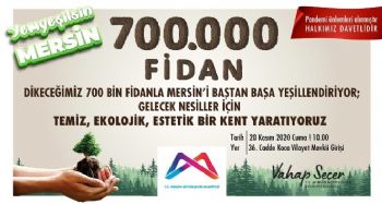 ‘Yeşil Mersin’ projesi başlıyor