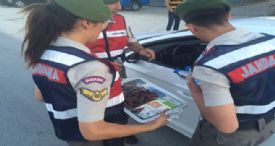 MUT'TA JANDARMADAN SÜRÜCÜLERE İFTARLIK İKRAMI