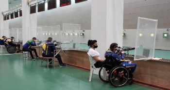 Paralimpik atıcılıkta Türkiye ve Ukrayna milli takımları ortak kampta
