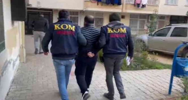 Tırpan operasyonu kapsamında Mersin'de 10 kişi gözaltına alındı